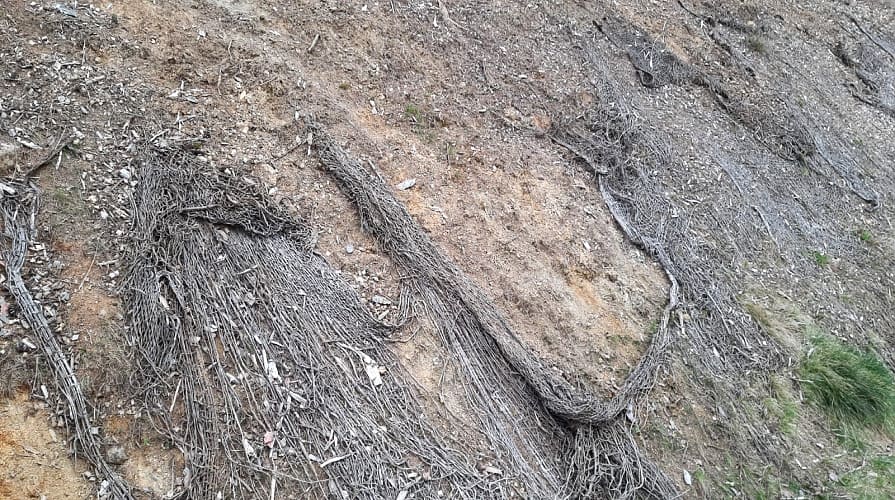 Helytelenül megválasztott erózióvédelem