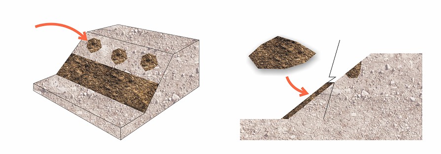 Háromdimenziós geomatracok humusztöltése